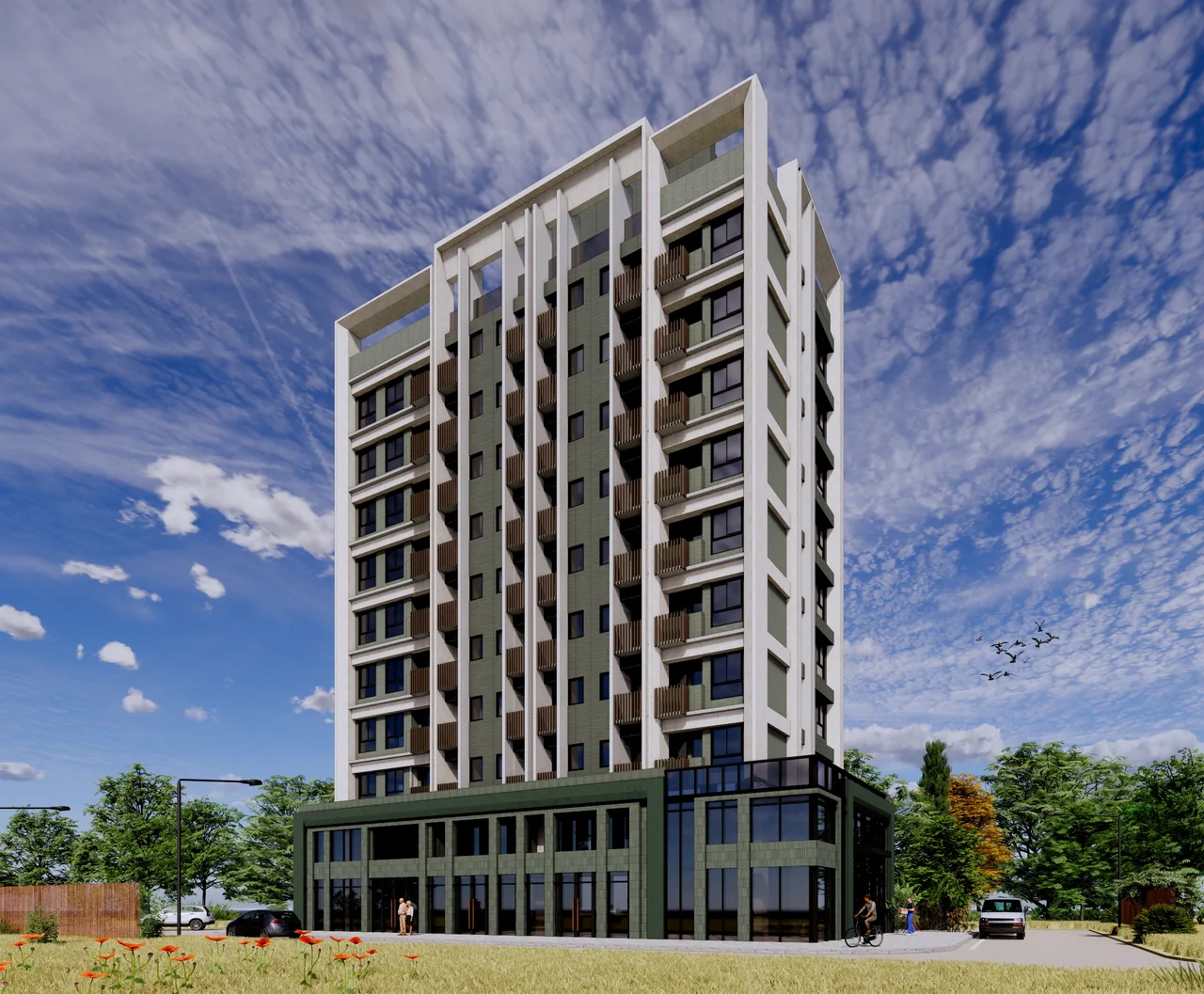 觀音新案建築外觀設計示意圖